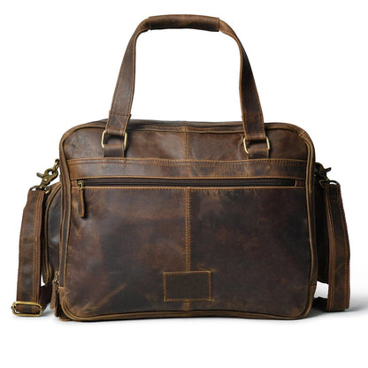Floyd Handmade Buffalo Leather Office Briefcase - Tampa Home & Garden Store
