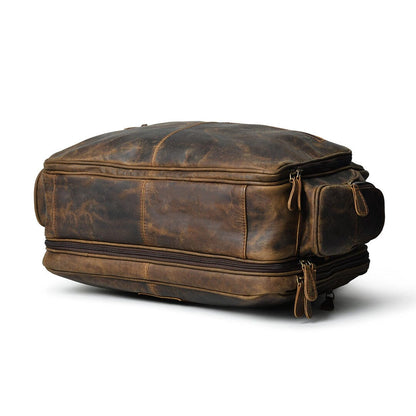 Floyd Handmade Buffalo Leather Office Briefcase - Tampa Home & Garden Store