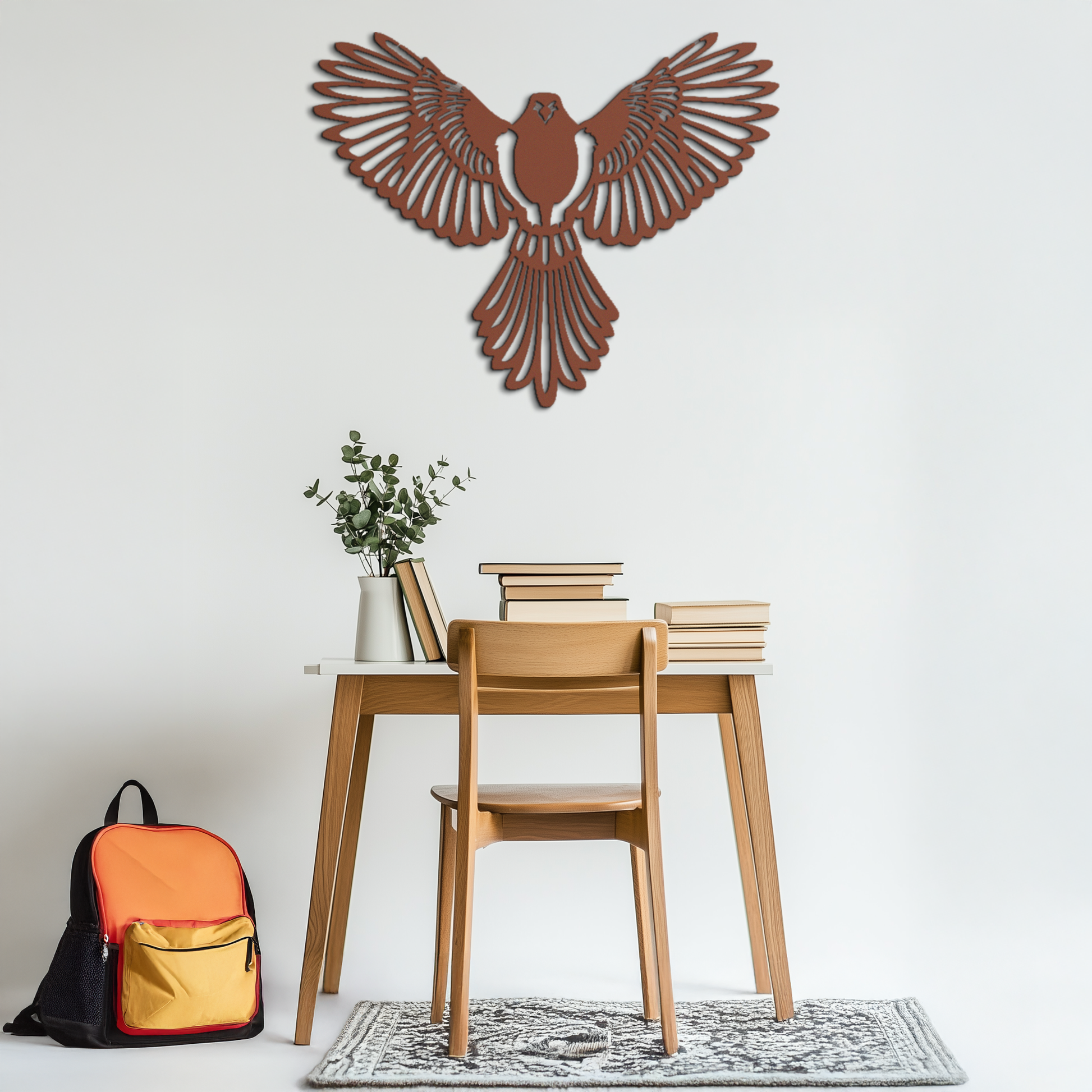 Flying Bird Metal Wall Art – Modern Minimalist Bird Silhouette Wall Decor - KAF104 - Tampa Home & Garden Store