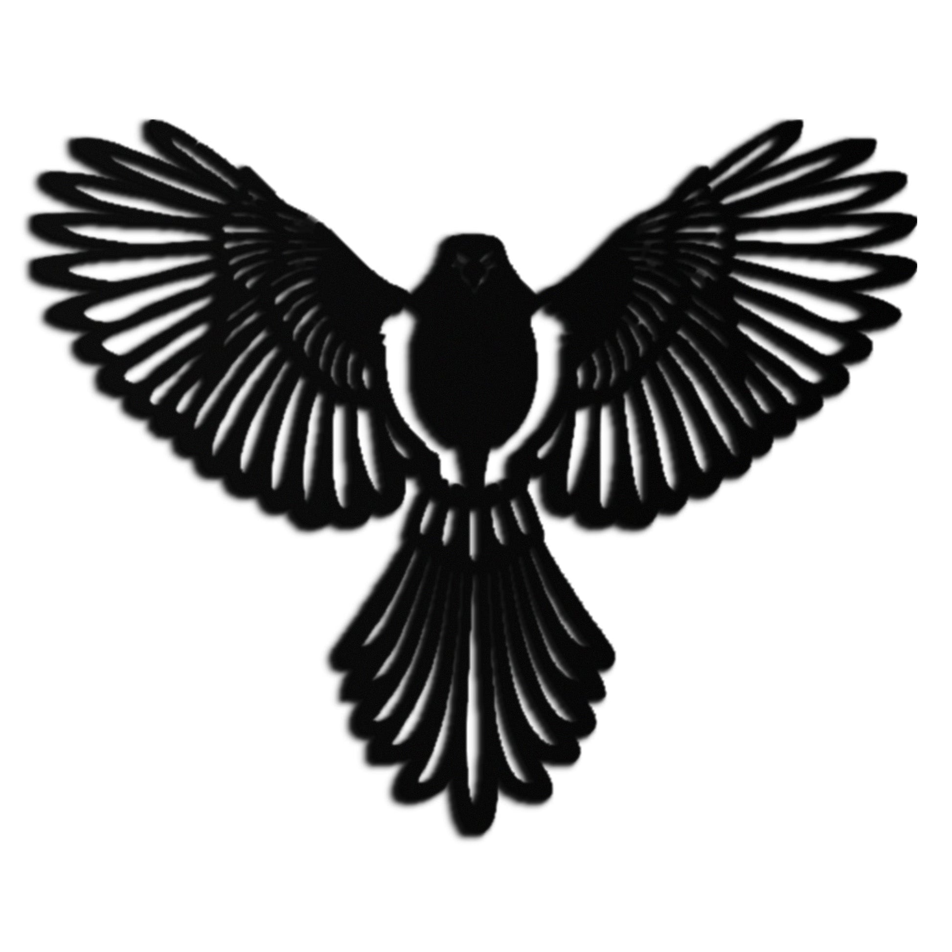 Flying Bird Metal Wall Art – Modern Minimalist Bird Silhouette Wall Decor - KAF104 - Tampa Home & Garden Store