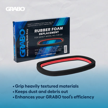 GRABO Foam Rubber Seal Type A1, Universal Fit in blue GRIP TECH TOOLS box with red gasket on Tampa Home & Garden Store