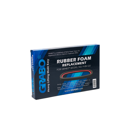 GRABO Rubber Foam Replacement box with blue and black packaging and red seal detail on Tampa Home & Garden Store