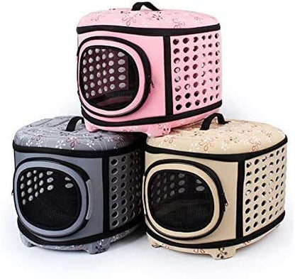 Foldable Pet Dog Cat Puppy Handbag Carrier Cage - Tampa Home & Garden Store