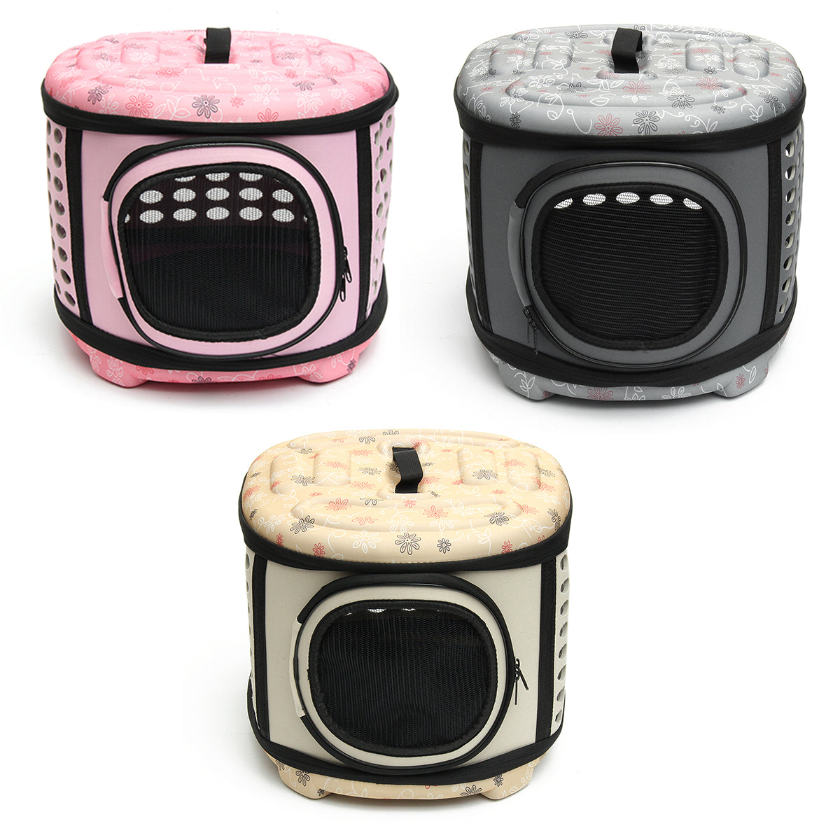 Foldable Pet Dog Cat Puppy Handbag Carrier Cage - Tampa Home & Garden Store