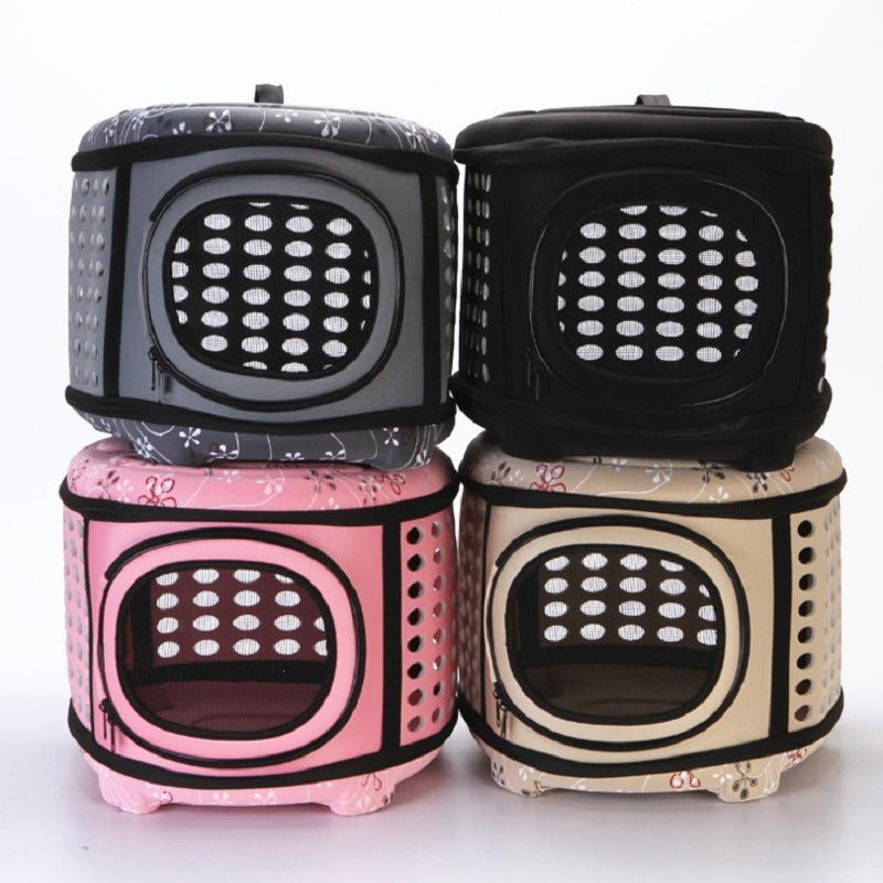 Foldable Pet Dog Cat Puppy Handbag Carrier Cage - Tampa Home & Garden Store