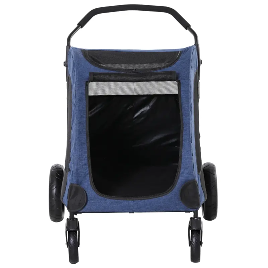 Foldable Pet Stroller with Storage Pocket - Tampa Home & Garden Store