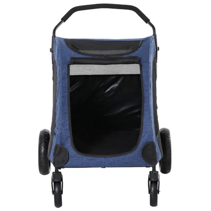 Foldable Pet Stroller with Storage Pocket - Tampa Home & Garden Store
