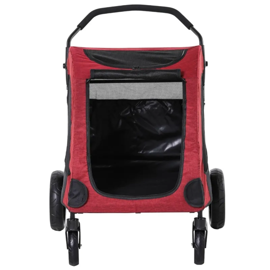 Foldable Pet Stroller with Storage Pocket - Tampa Home & Garden Store