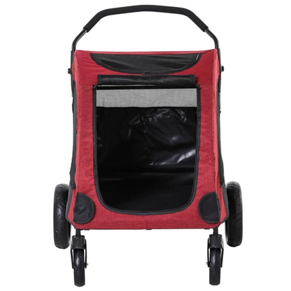 Foldable Pet Stroller with Storage Pocket - Tampa Home & Garden Store