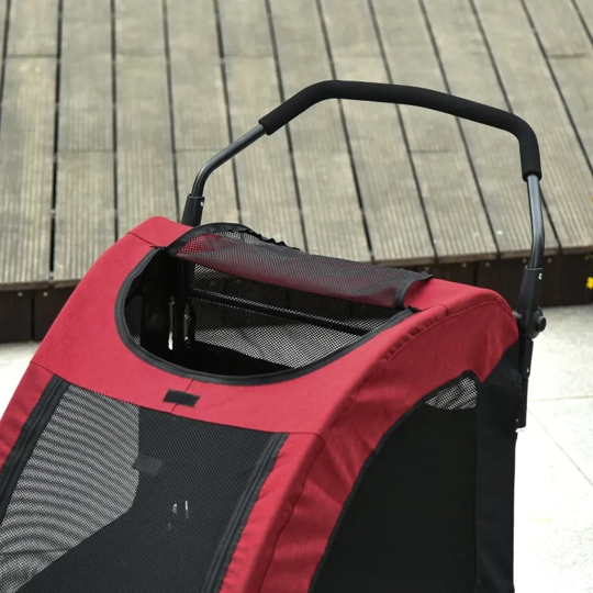 Foldable Pet Stroller with Storage Pocket - Tampa Home & Garden Store