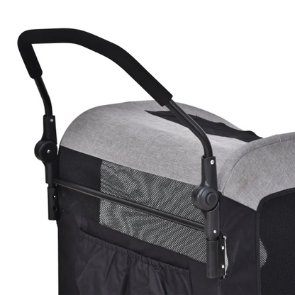 Foldable Pet Stroller with Storage Pocket - Tampa Home & Garden Store