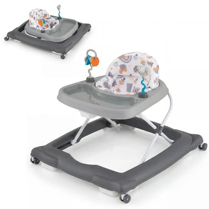 Foldable Baby Walker Removable Seat and Height