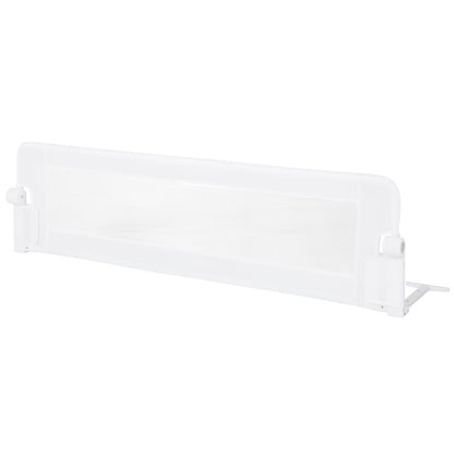 60-Inch Foldable Bed Rail Swing Down Baby Bed Guard Rail with Adjustable Safety Strap