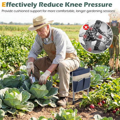 Foldable Garden Kneeler and Seat For Seniors