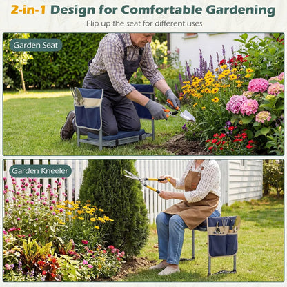 Foldable Garden Kneeler and Seat For Seniors