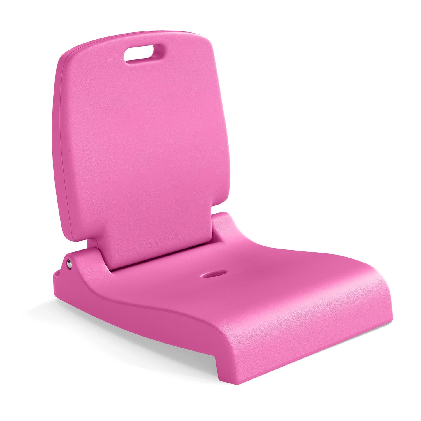 Silla plegable de piscina para exterior con asa y respaldo - Azul