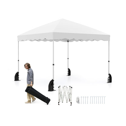Carpa plegable de 3 x 3 metros con bolsa con ruedas - Azul