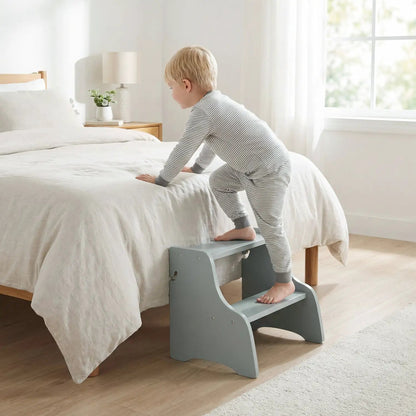 Foldable Toddler Step Stool with Chalkboards