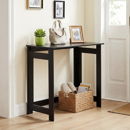 Folding Console Table with Space Saving Design