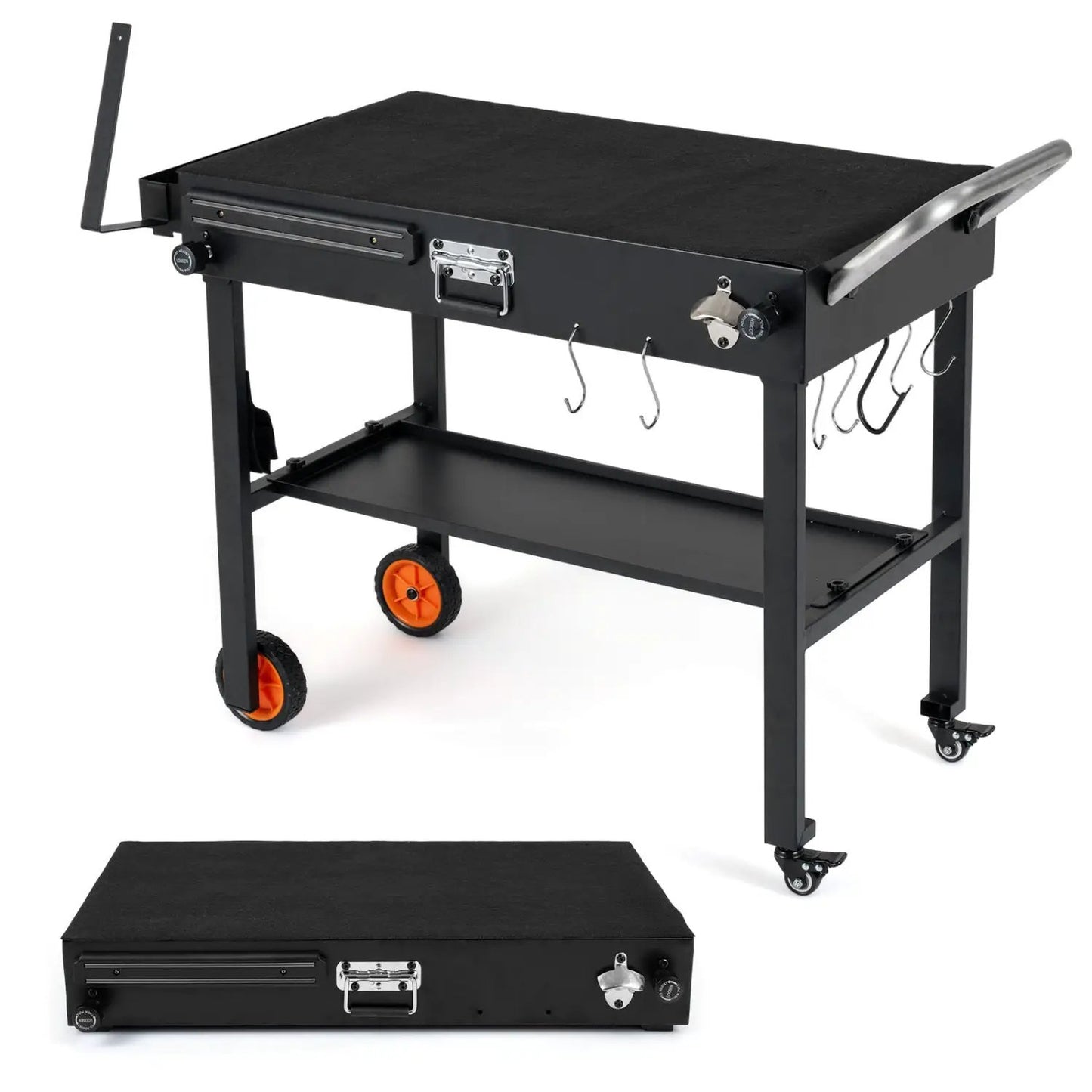 Folding Grill Cart for 17 and 22 Inch Griddles