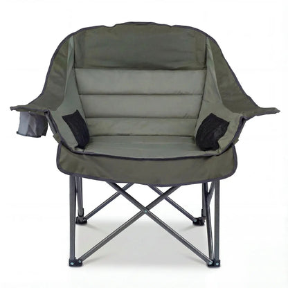 Oversized Folding Camping Chair With Pockets