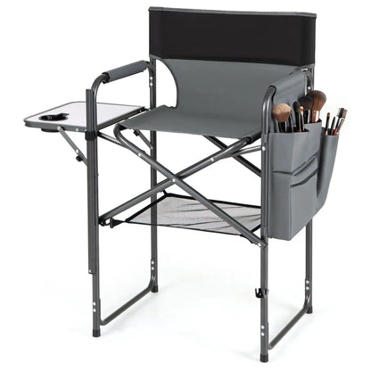 Tall Director Chair 26 Inch Seat Height and Table