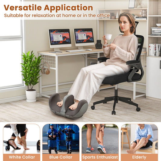 Foot and Calf Massager with Heat Gift for Women Men Mom Dad-Gray - Tampa Home & Garden Store