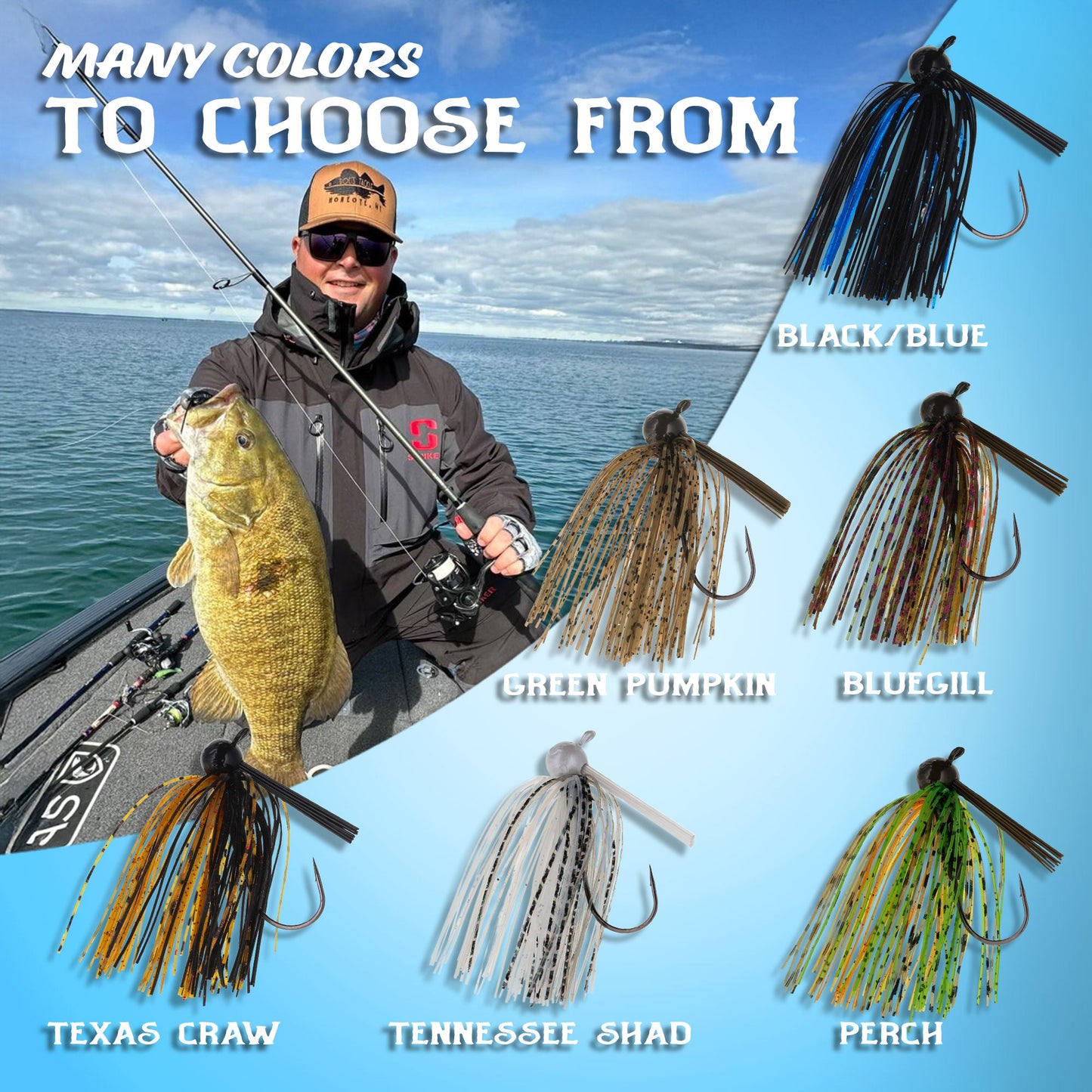Leurres de football américain Reaction Tackle Lead Jigs, lot de 3 - Neufs