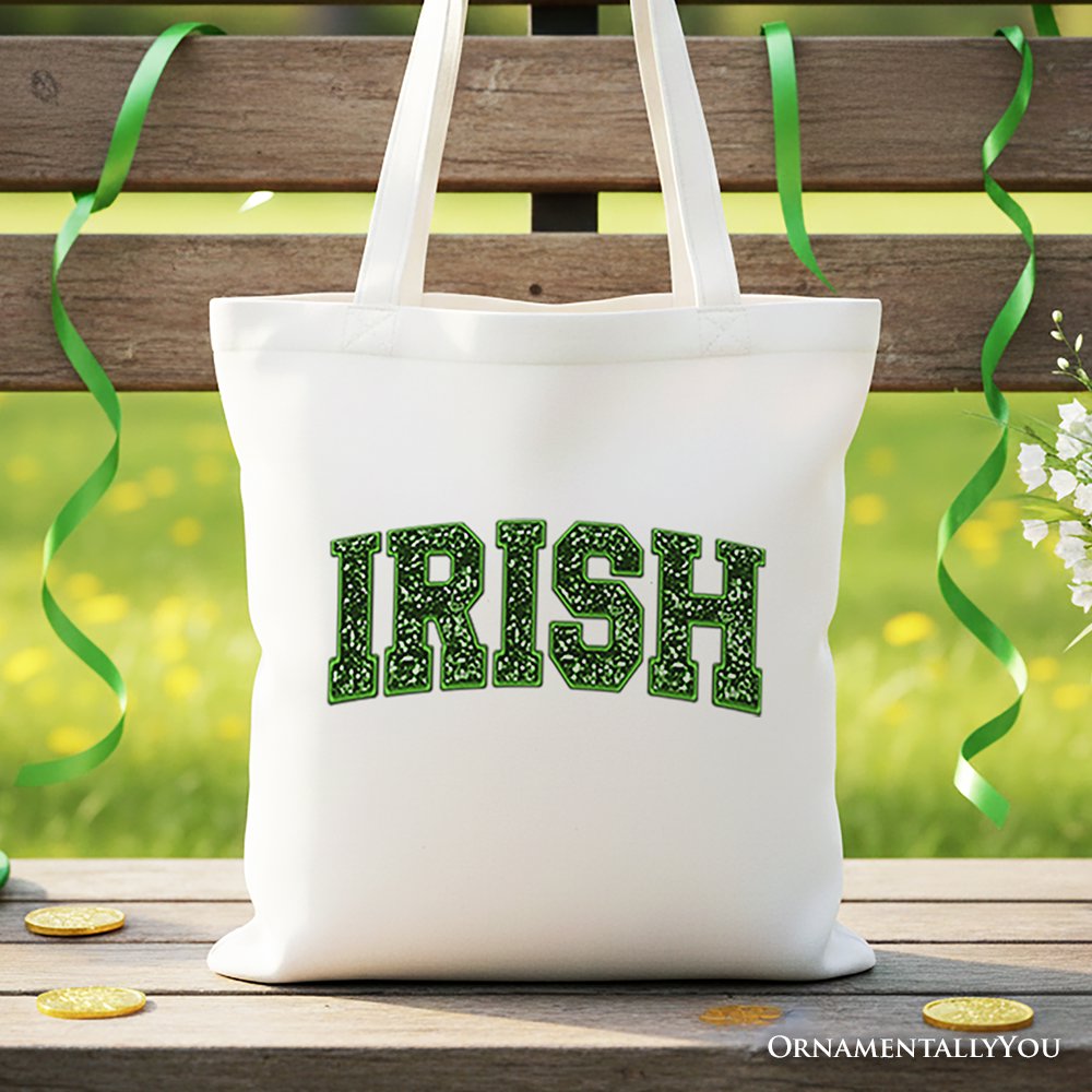 Irish Sequin Tote Bag and St Patricks Day