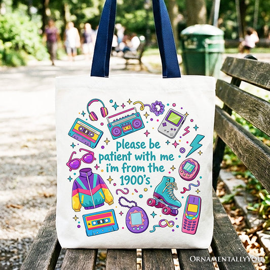 Funny 1900s Throwback Canvas Tote Bag and Gift