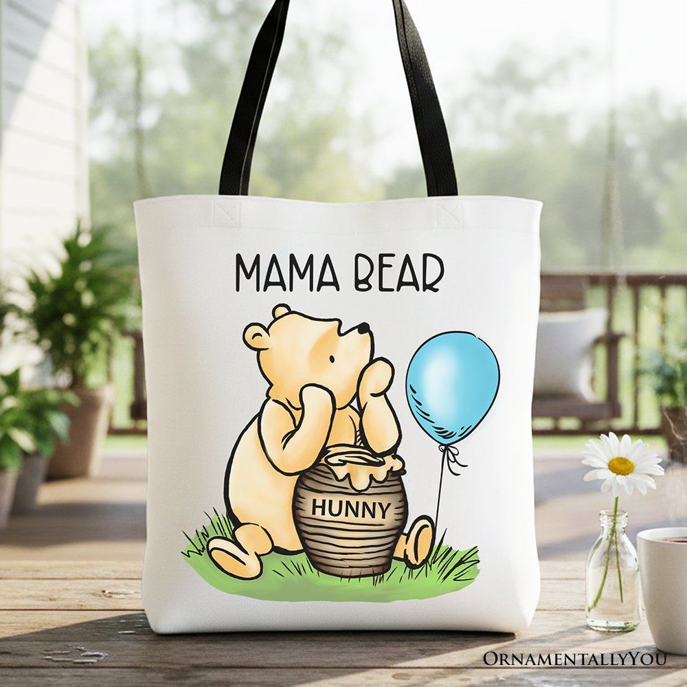 Winnie the Pooh Canvas Tote Bag and Mother Gift