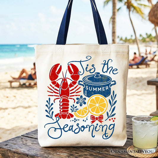 Seasonal Crawfish Boil Tote and Gift Shopper