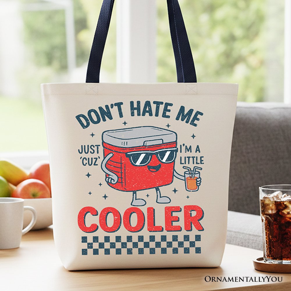 A Cool Summer Canvas Tote Bag for Shopping