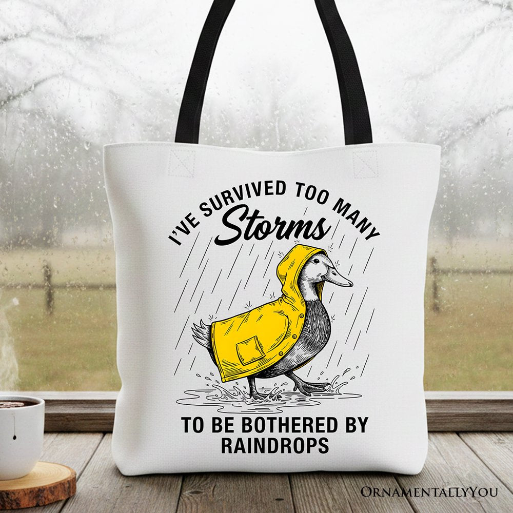 Goose Survival Tote Bag and Funny Quote Gift