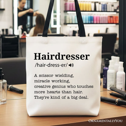 Funny Hairdresser Canvas Tote Bag and Gifts
