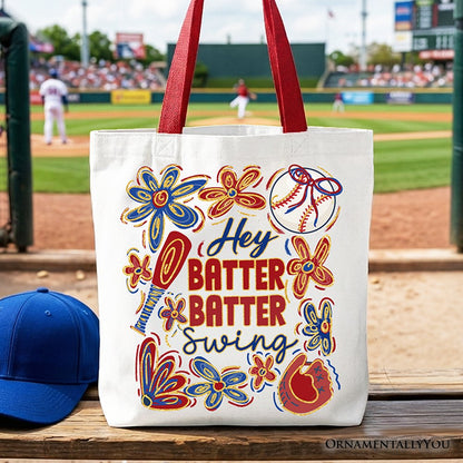 Retro Baseball Shopper Bag For Moms and Gifts