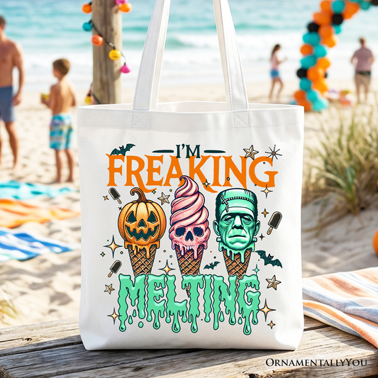 Frankenstein Ice Cream Tote Bag for Halloween