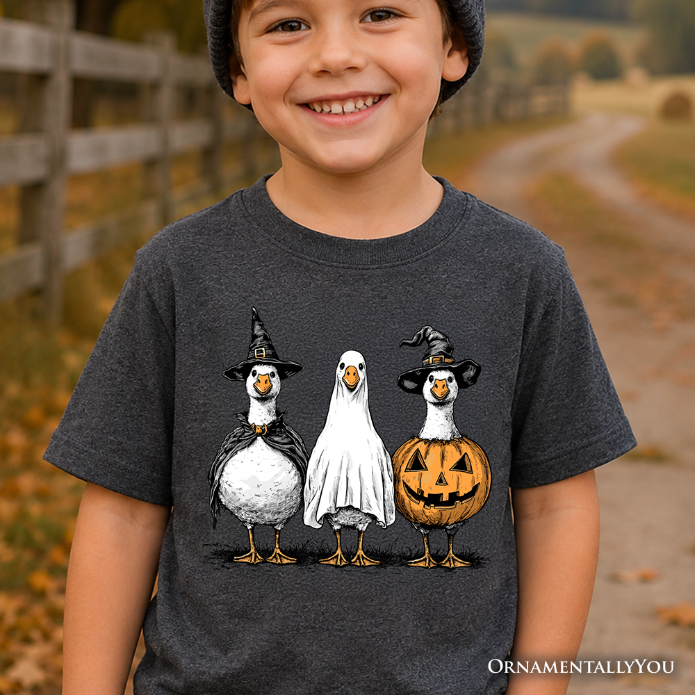 Funny Goose Tshirt For Youth and Happy Kids