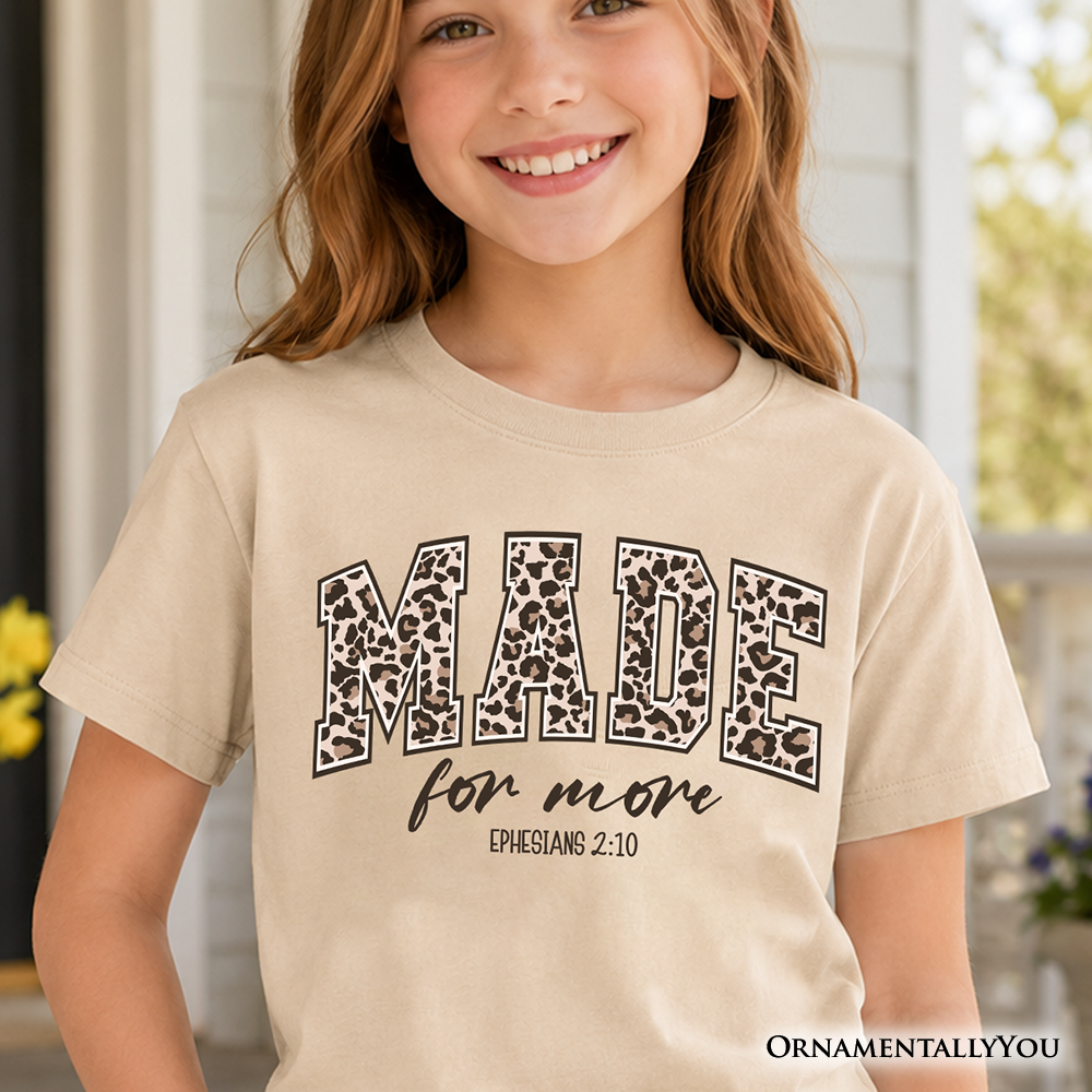 Soft Cotton Kids Tee for Easter Sunday Faith