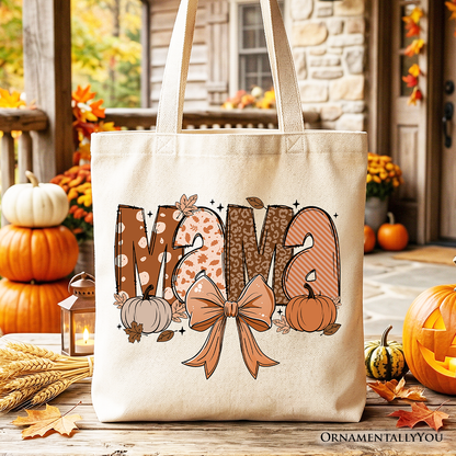 Coquette Tote Bag For the Autumn And Pumpkin Days