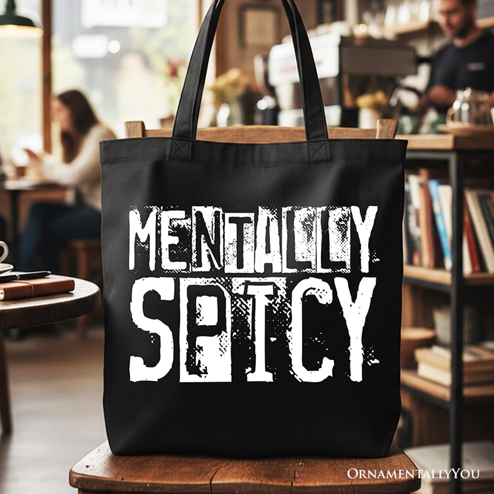 Snarky Mental Health Tote Bag and Gift Shopper