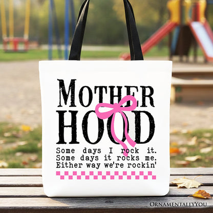 Coquette Pink Bow Tote Bag for the Moms and Gift
