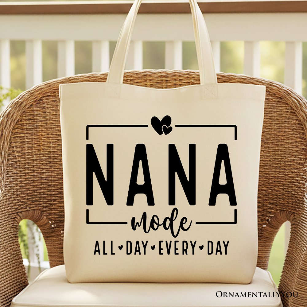 Nana Mode Canvas Tote Bag and a Gift for Grandma