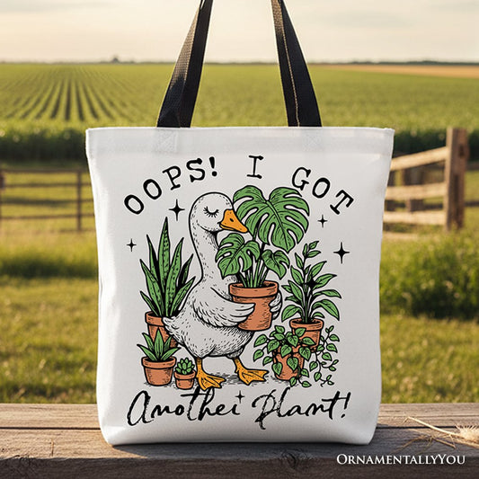 Sarcastic Plant Goose Canvas Tote Bag and Gifts