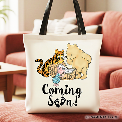 Canvas Tote Bag for the Pregnancy Announcement