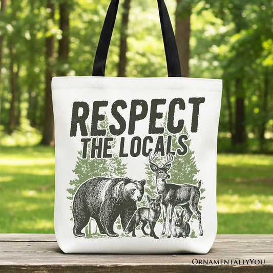 Wild Animal Canvas Tote Bag and Nature Gifts