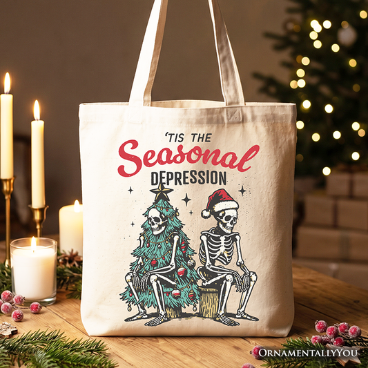 Tis The Seasonal Depression Tote Bag For A Gift