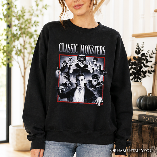 Vintage Horror And Classic Monsters Sweater