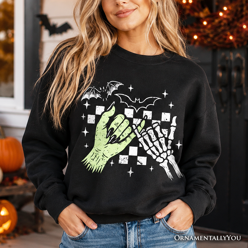 Funny Monster Keeps a Pinky Promise Sweatshirt
