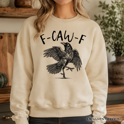 Snarky Gothic Raven Crewneck and Midweight Top